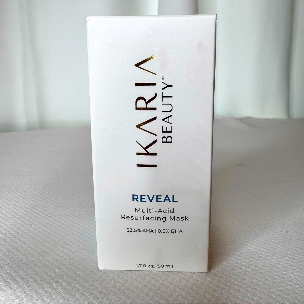 IKARIA NIB Beauty Reveal Multi-Acid Resurfacing Mask w/ Unique Acids & Extracts